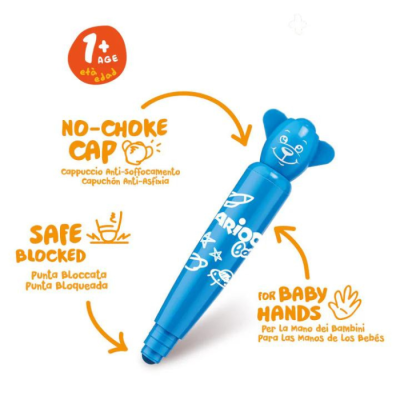 Caixa de 6 Marcadores Baby Teddy | Carioca