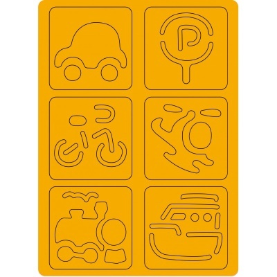 Scratch With Stencil: Transportation | AVENIR