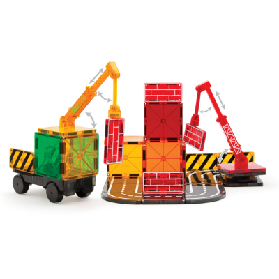 Construção [32 peças] | Magna-Tiles