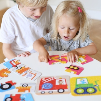 On-the-Go: Puzzles Veículos | Banana Panda