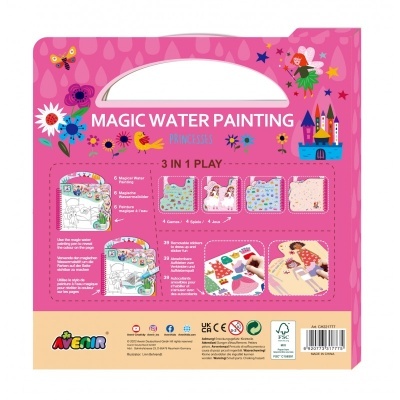 Activities & Water Painting Book: Princess | AVENIR