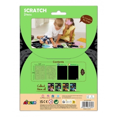 Scratch With Stencil: Dinos | AVENIR