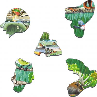 Puzzle Floresta Nórdica [45 peças] | Larsen