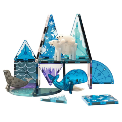 Animais do Ártico [25 peças] | Magna-Tiles