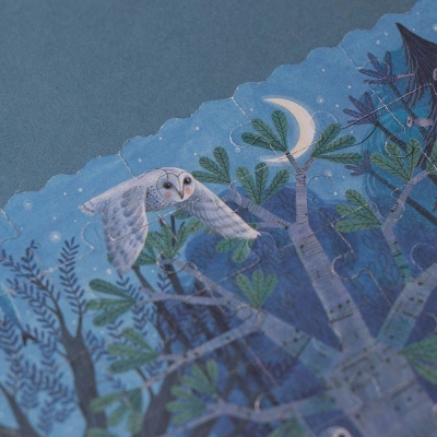 Pocket Puzzle - Day & Night in the Florest [100 peças] | Londji