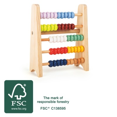 Ábaco Pequeno com Contas Coloridas | Small Foot