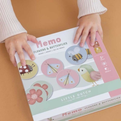Jogo de Memória: Flowers & Butterflies | Little Dutch