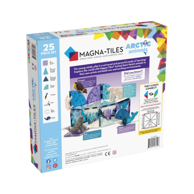 Animais do Ártico [25 peças] | Magna-Tiles