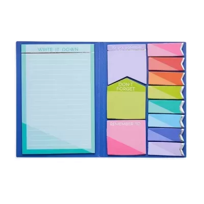 Side Notes Stick Tab Note Pad: Color Write | Ooly