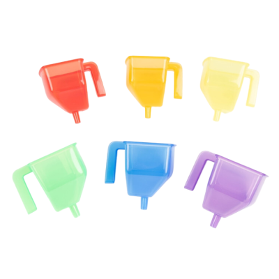 Conjunto de Funis de Cores translúcidas | Tickit