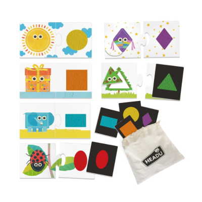 Tactiles Shapes Montessori | Headu