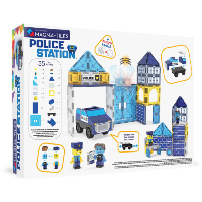 Police Station [35 peças] | Magna-Tiles