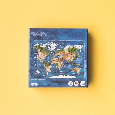 Pocket Puzzle: Discovery the World [100 peças] | Londji