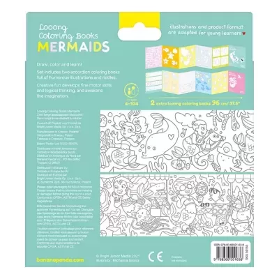 Coloring Books: I love coloring Mermaids | Banana Panda