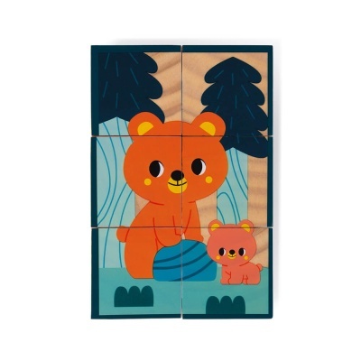 Blocos de Madeira: Animais | Janod