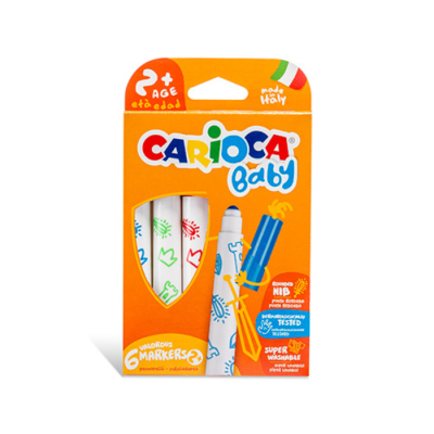 Caixa de 6 Marcadores Valorous Marker Baby | Carioca