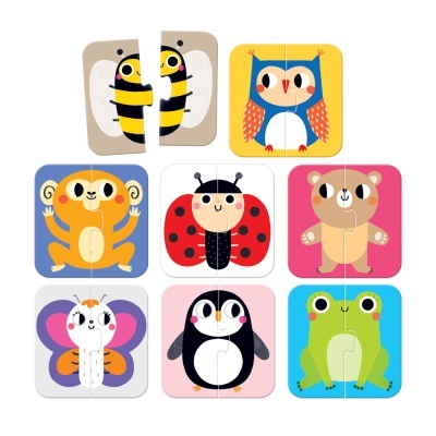On-the-Go: Puzzles Metades de Animais | Banana Panda