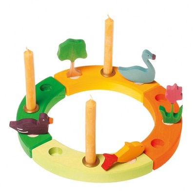 Vela de Cera de Abelha âmbar [100%] | Grimm's