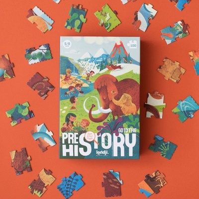 Puzzle Go To The Prehistory [100 peças] | Londji