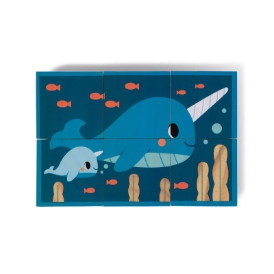 Blocos de Madeira: Animais | Janod