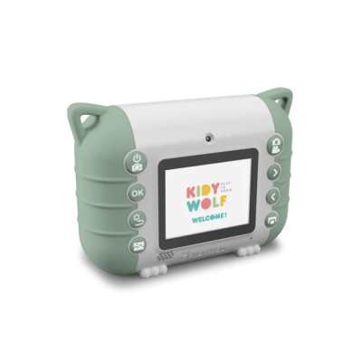 Máquina Fotográfica com impressão: Verde | KidyWolf