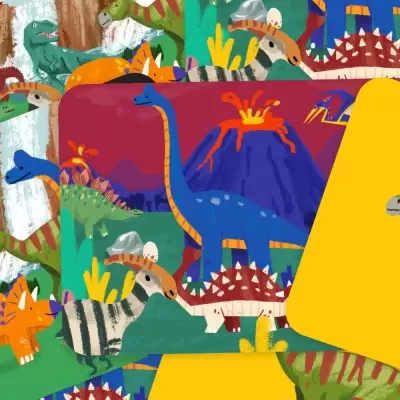 Procura e Encontra Dinossauros | The Happy Gang