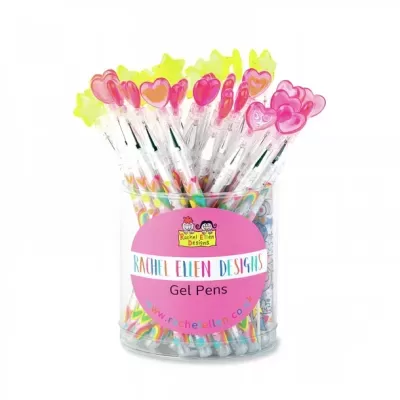 Canetas de Gel: Estrelas e Corações | Rachel Ellen