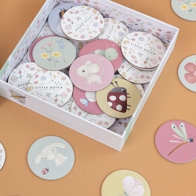 Jogo de Memória: Flowers & Butterflies | Little Dutch