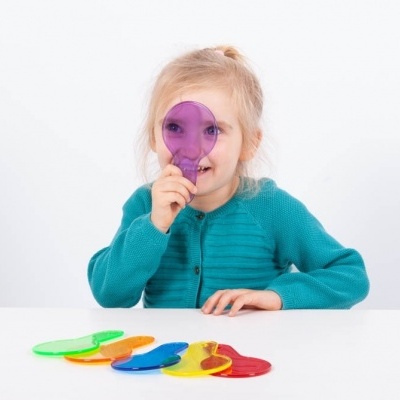 Conjunto de Paletas Coloridas Translúcidas | Tickit