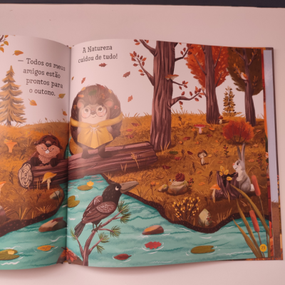 O Ouriço no Outono | Porto Editora