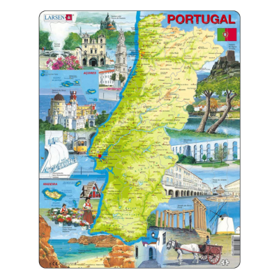 Puzzle Portugal [64 peças] | Larsen