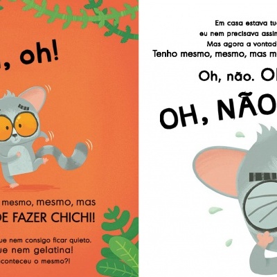 Tenho mesmo, mesmo de fazer chichi! | Minutos de leitura