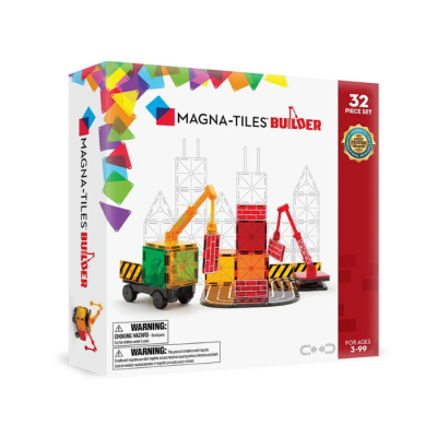 Construção [32 peças] | Magna-Tiles
