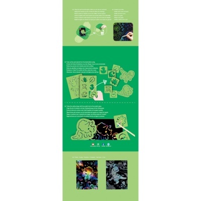 Scratch With Stencil: Dinos | AVENIR