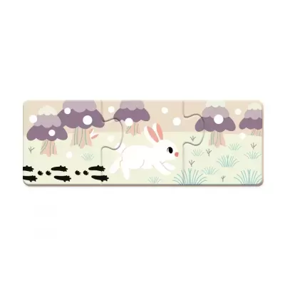 Puzzle: Pegadas de Animais | Janod