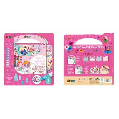 Activities & Water Painting Book: Princess | AVENIR
