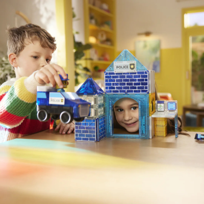 Police Station [35 peças] | Magna-Tiles