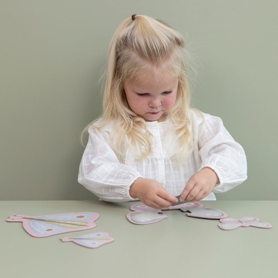 Puzzle 6 em 1: Flowers & Butterflies | Little Dutch