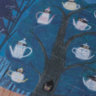 Pocket Puzzle - Day & Night in the Florest [100 peças] | Londji