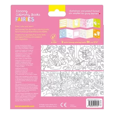 Coloring Books: I love coloring Fairies | Banana Panda