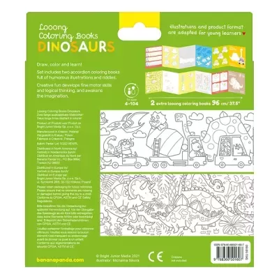 Coloring Books: I love coloring Dinosaurs | Banana Panda