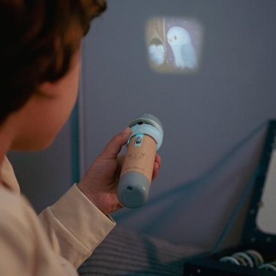 Lanterna Projetor de Histórias: Azul | Little Dutch