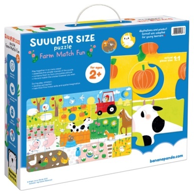 Suuuper Size Puzzle: Farm Match Fun | Banana Panda