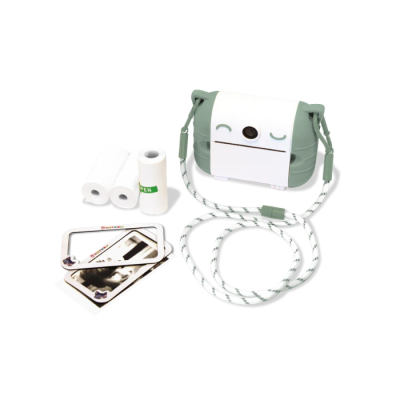 Máquina Fotográfica com impressão: Verde | KidyWolf