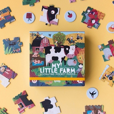 Pocket Puzzle: My Little Farm [24 peças] | Londji
