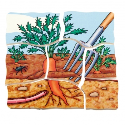 Puzzle de Camadas: Cenoura | Beleduc