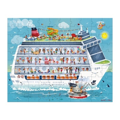 Puzzle: Navio de Cruzeiro [100 e 200 peças] | Janod