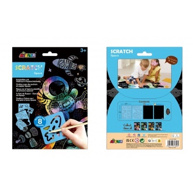 Scratch With Stencil: Space | AVENIR