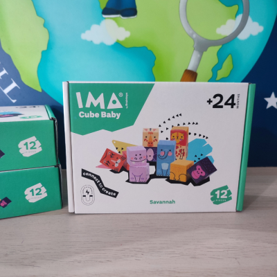 Ima Cube Baby: Savannah [12 peças] | Braintoys