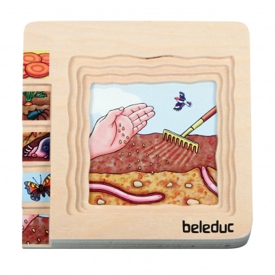 Puzzle de Camadas: Cenoura | Beleduc